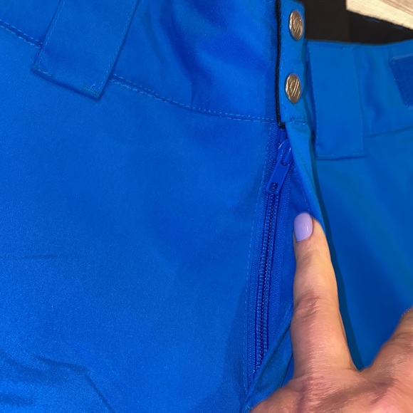 NWT!! Dare2B Insulated Men's Waterproof Ski Overall Pants Blue Size Small - Picture 11 of 15